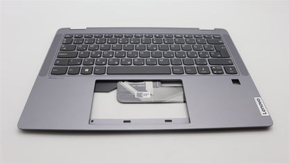 Lenovo IdeaPad 5 14ABR8 Keyboard Palmrest Top Cover Hungarian 5CB1K20834