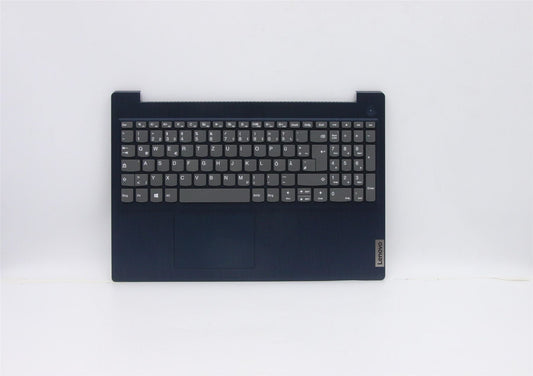 Lenovo IdeaPad 3-15IIL05 Palmrest Cover Touchpad Keyboard German Blue 5CB0X57549