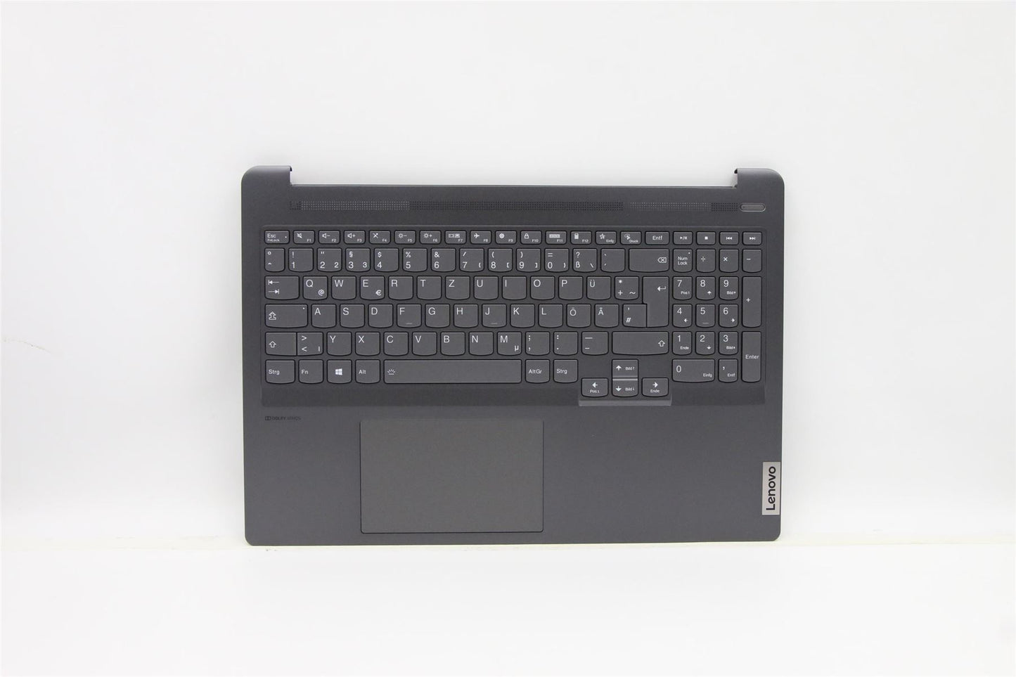 Lenovo IdeaPad 5 16ACH6 Palmrest Touchpad Cover Keyboard German Grey 5CB1C75007