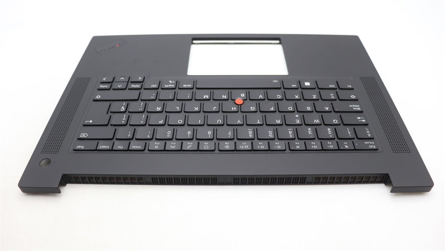 Lenovo ThinkPad P1 Gen 6 Keyboard Palmrest Top Cover Spanish Grey 5M11L89020