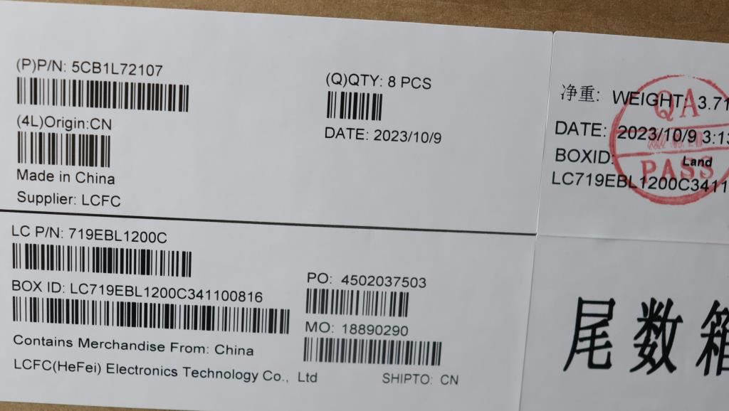 Lenovo COVER L82YQ Assy FRA/ENG English French Keyboard 5CB1L72107