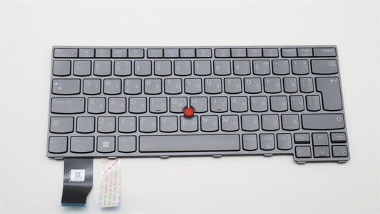Lenovo ThinkPad X13 Gen 3 L13 Gen 4 L13 Gen 3 Keyboard Bulgarian Grey 5N21H77258