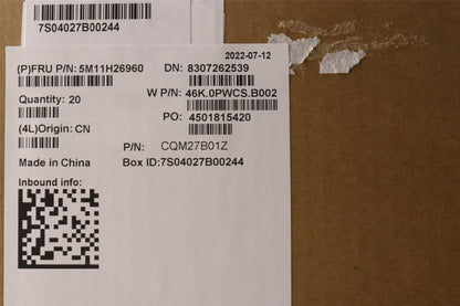 Lenovo ThinkPad L13 Gen 3 Palmrest Top Cover Housing Black 5M11H26960