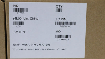 Lenovo 01LW375 IHDG620 i5-8250U DC WIN NA YT