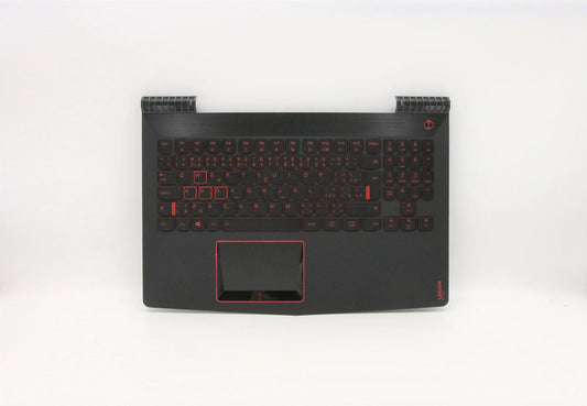 Lenovo Legion Y520 15IKBN Palmrest Cover Touchpad Keyboard Black Red 5CB0N00303