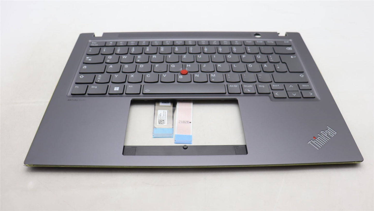 Lenovo ThinkPad T14s Gen 4 Keyboard Palmrest Top Cover German Grey 5M11L59604