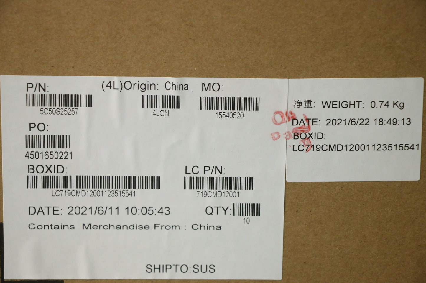 Lenovo L 82M8 USB Board 5C50S25257