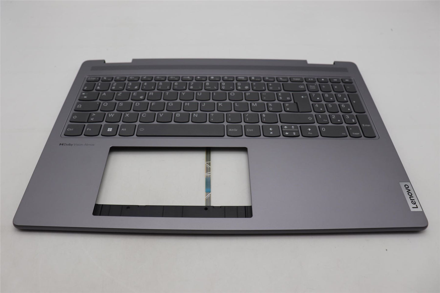 Lenovo Yoga 7 16ARP8 Keyboard Palmrest Top Cover French Arctic Grey 5CB1L50432