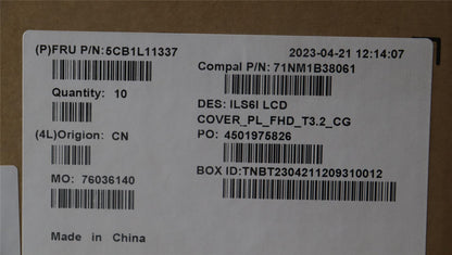 Lenovo LCD Cover W/Ant C82XF T32FHD PL CG 5CB1L11337