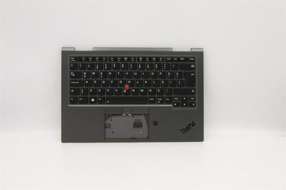 Lenovo ThinkPad X1 4th Gen Palmrest Cover Keyboard Turkish Grey 5M10V24942