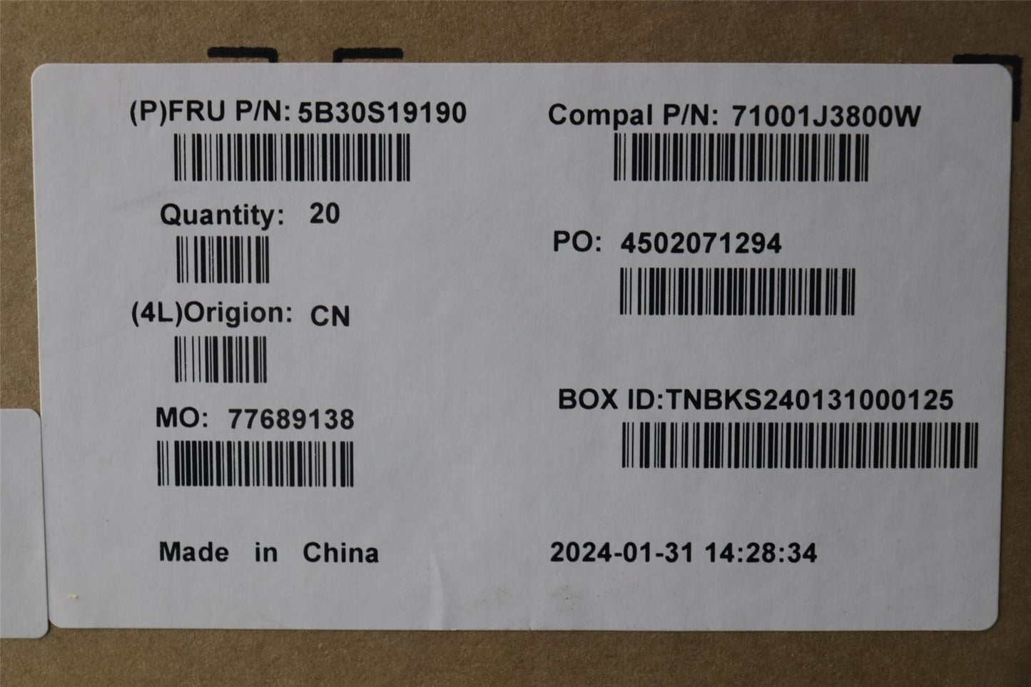 Lenovo LCD Bezel C 83G1 FHD 5B30S19190