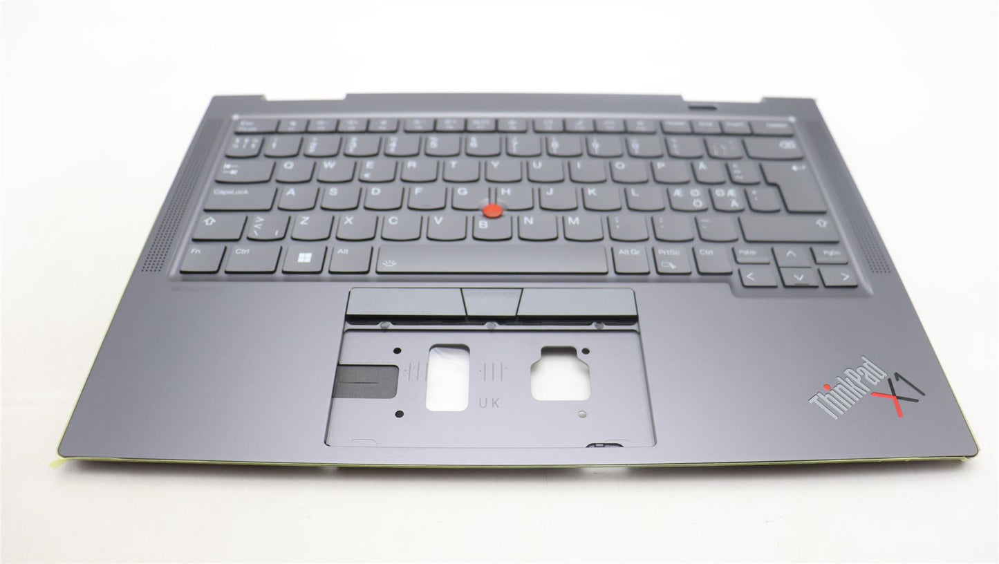 Lenovo Yoga X1 8th Gen Palmrest Touchpad Cover Keyboard Nordic Grey 5M11H62311