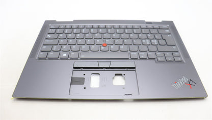 Lenovo Yoga X1 8th Gen Palmrest Touchpad Cover Keyboard Nordic Grey 5M11H62311