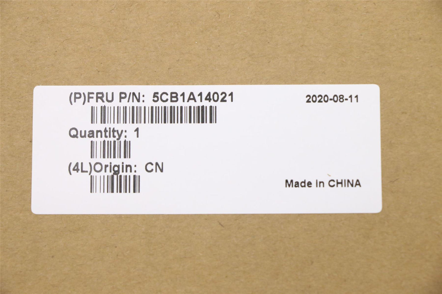 Lenovo Upper C81YM AL_BLK FP BLKB_USA 5CB1A14021