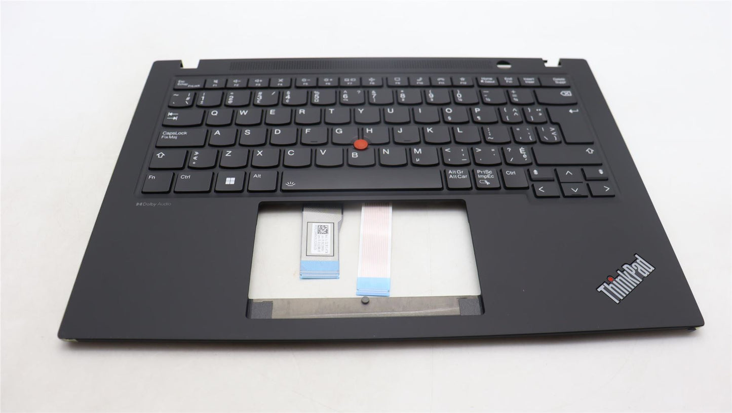 Lenovo ThinkPad T14s Gen 4 Keyboard Palmrest Top Cover Black Backlit 5M11L59331