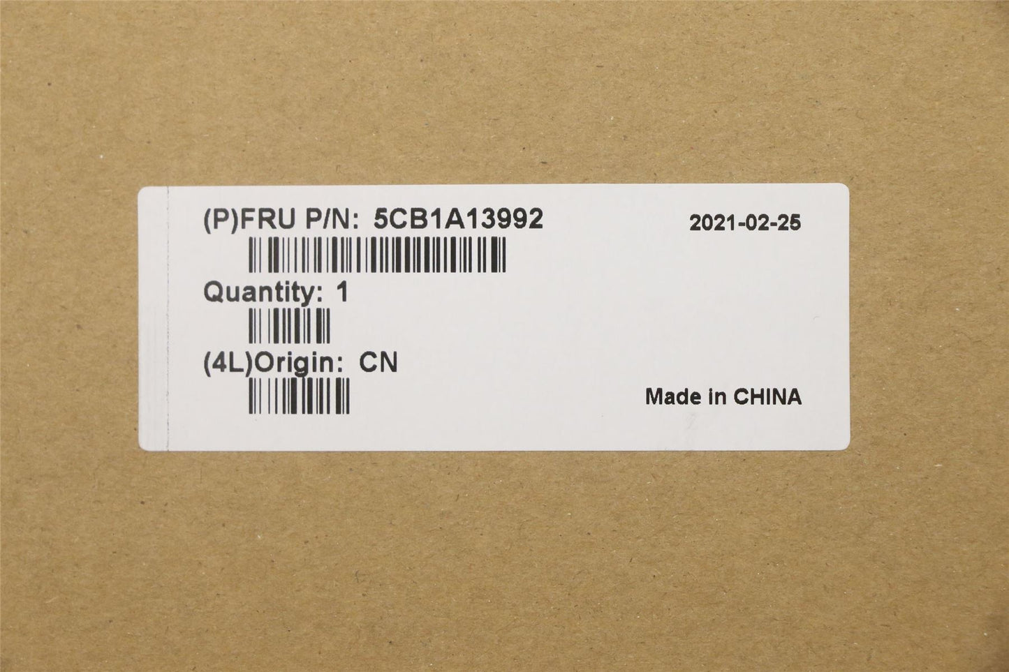 Lenovo Upper C81YM AL_BLK FP BLKB_CF-EN 5CB1A13992