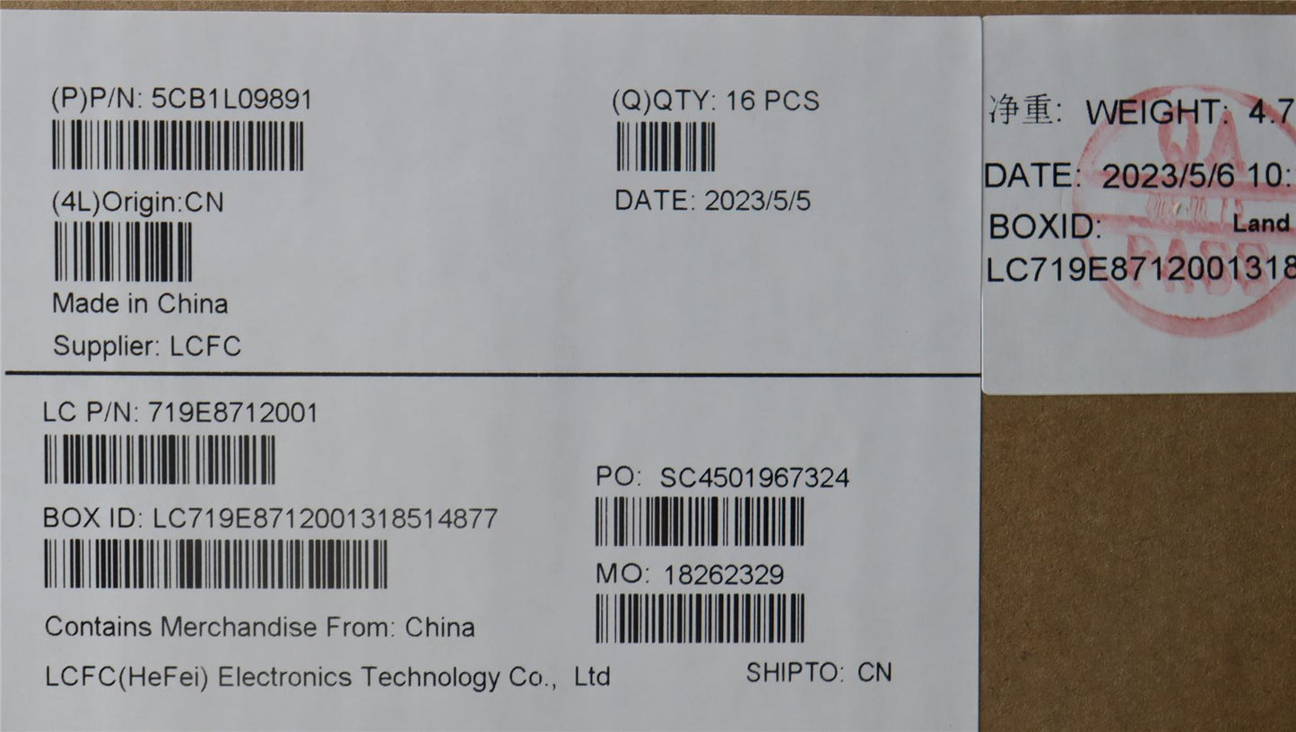 Lenovo LCD Cover L 82XH A_COVER_ASSY_BLUE 5CB1L09891