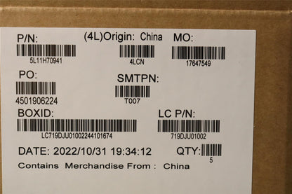 Lenovo LABEL FRU Mars 3 Intel system LBL Kit BK 5L11H70941