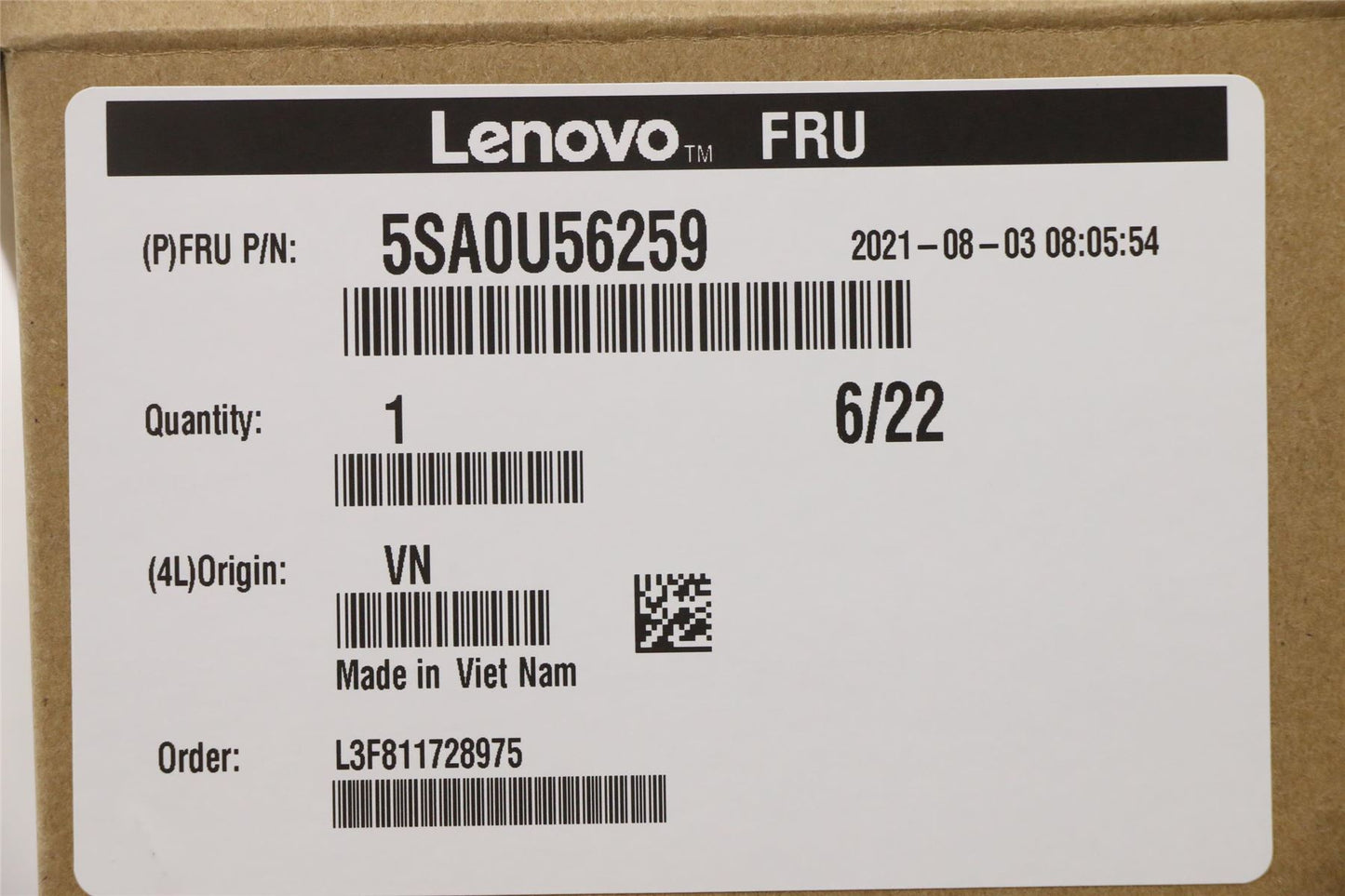 Lenovo Tiny P350 5 27IOB6 5 24IOB6 CPU Processor 5SA0U56259