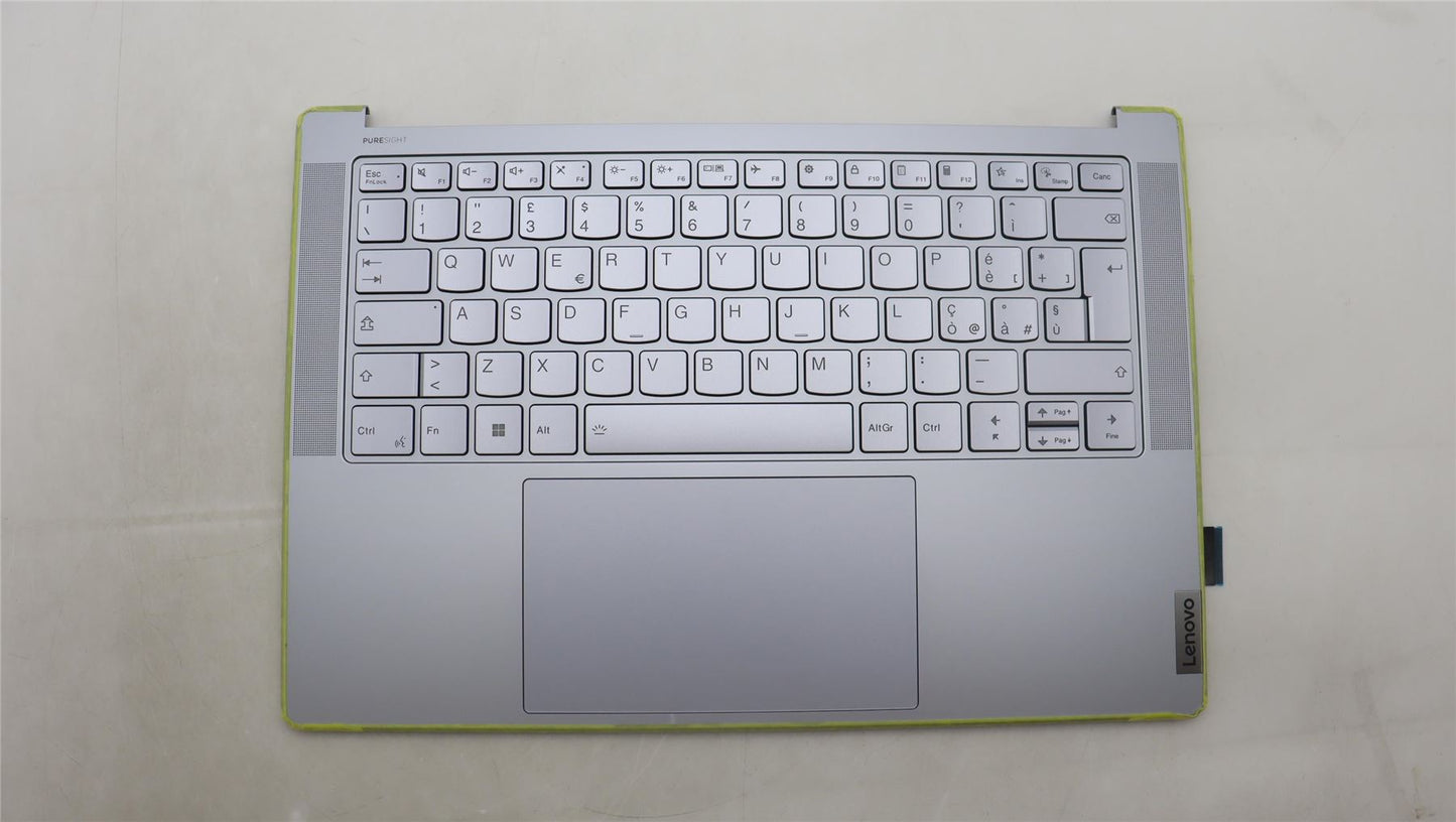 Lenovo Yoga 7 14APU8 Palmrest Cover Touchpad Keyboard Italian 5CB1L80542