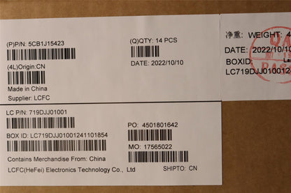 Lenovo FRU JT4C1 Cc WW SUB ASSY GRAY 5CB1J15423