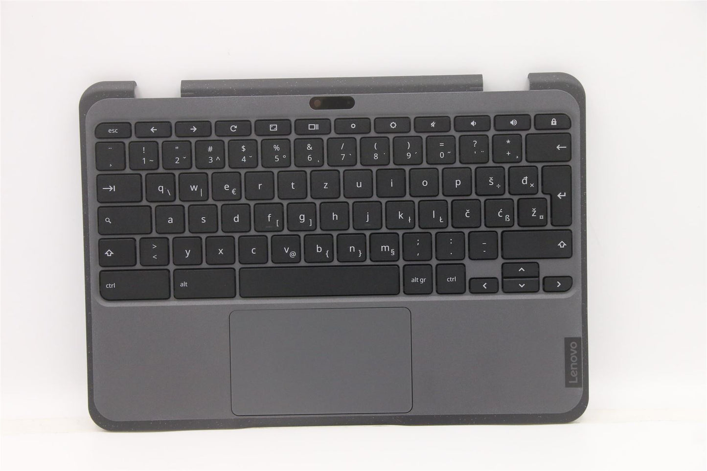 Lenovo Chromebook 300e Gen 3 Palmrest Touchpad Cover Keyboard Grey 5M11C94742