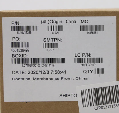 Lenovo LABEL FRU GEO label, black 5L10V15336