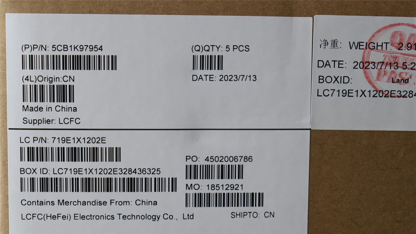Lenovo Upper Case ASM_SPA L82XL NFP AGNBL 5CB1K97954