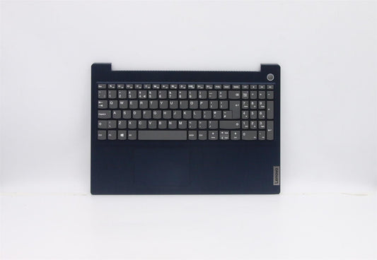 Lenovo IdeaPad 3-15IML05 Keyboard Palmrest Top Cover UK Blue 5CB1D01999