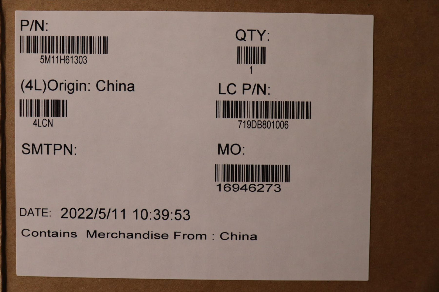 Lenovo MECH_ASM IRBEZEL SHEET+EP(AL)ASSYtapeASM 5M11H61303