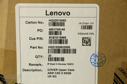 Lenovo Duet Duet 5 Chromebook 13Q7C6 KeyboardPalmrest Black 5CB1E19880