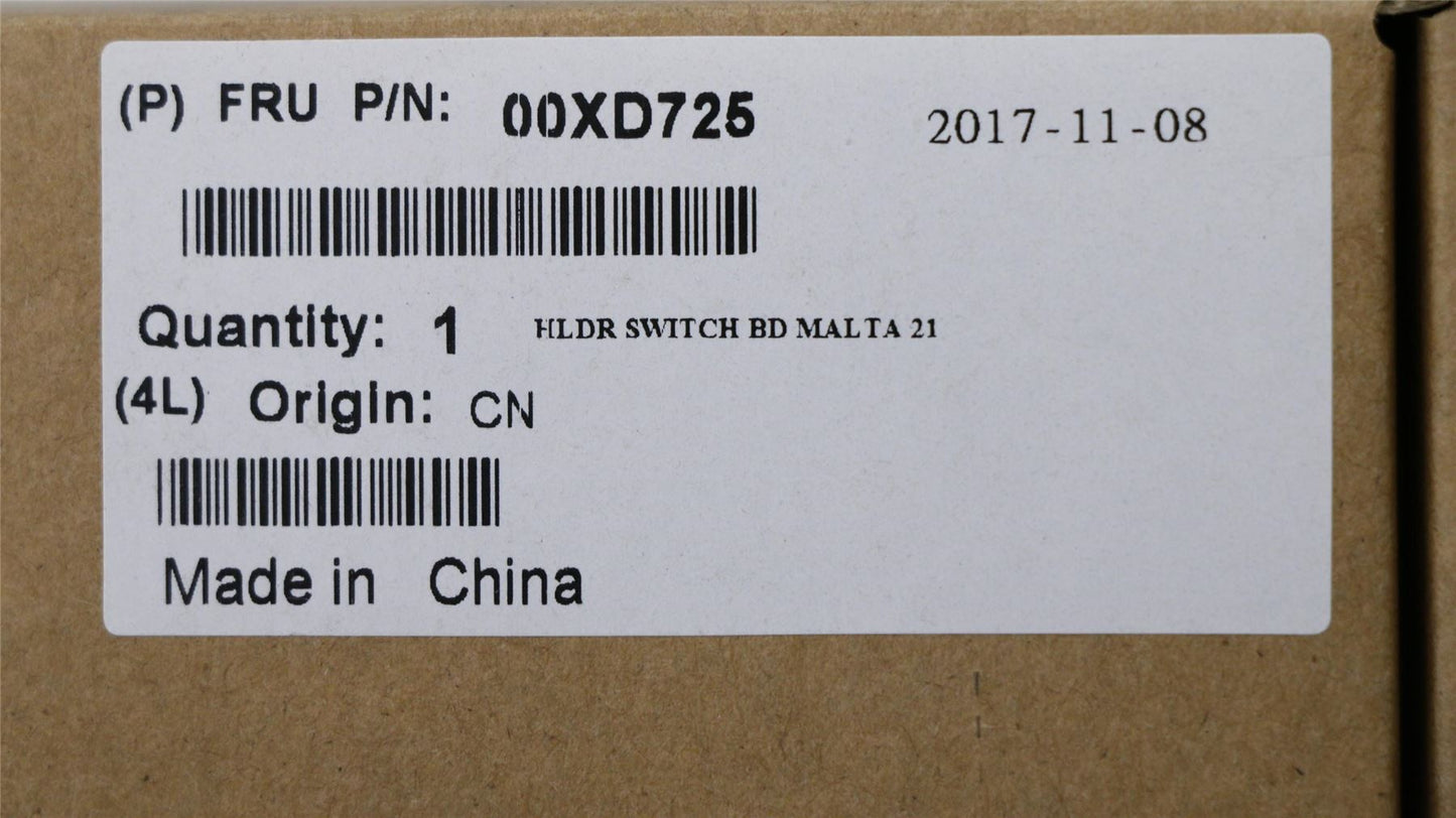 Lenovo 00XD725 MECHANICAL HLDR_SWITCH-BD_M800z