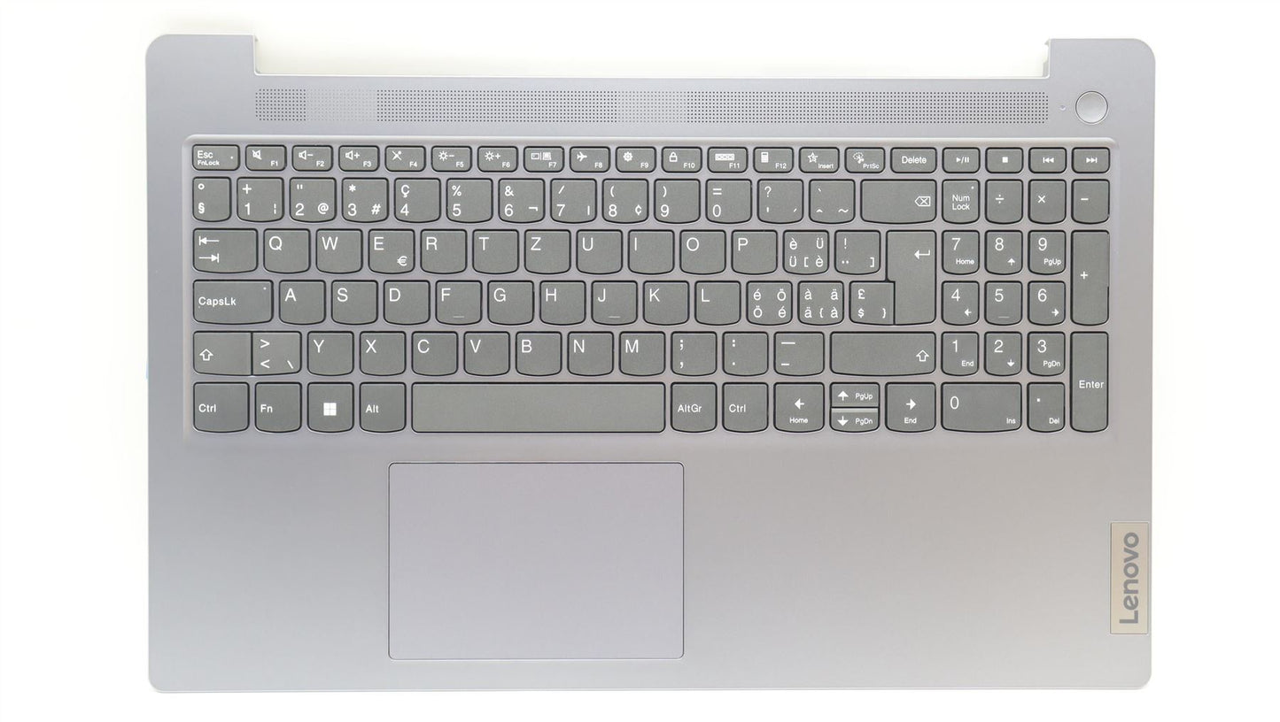 Lenovo IdeaPad 3 15AMN8 Palmrest Cover Touchpad Keyboard Swiss 5CB1L27555