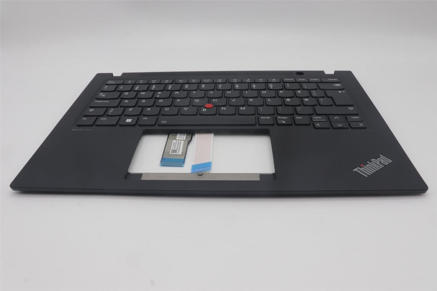 Lenovo ThinkPad T14s Gen 4 Keyboard Palmrest Top Cover Danish Black 5M11L59457