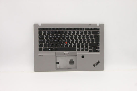 Lenovo ThinkPad T14s Keyboard Palmrest Top Cover Bulgairian Silver 5M10Z41565