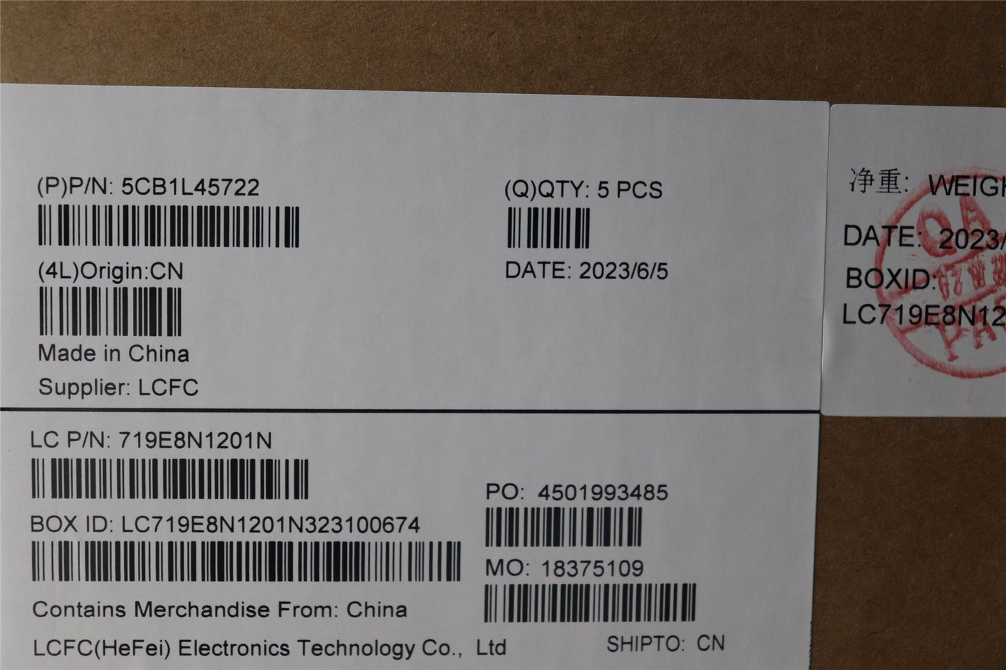 Lenovo Upper Case ASM_GER L82X7 AG BL 5CB1L45722