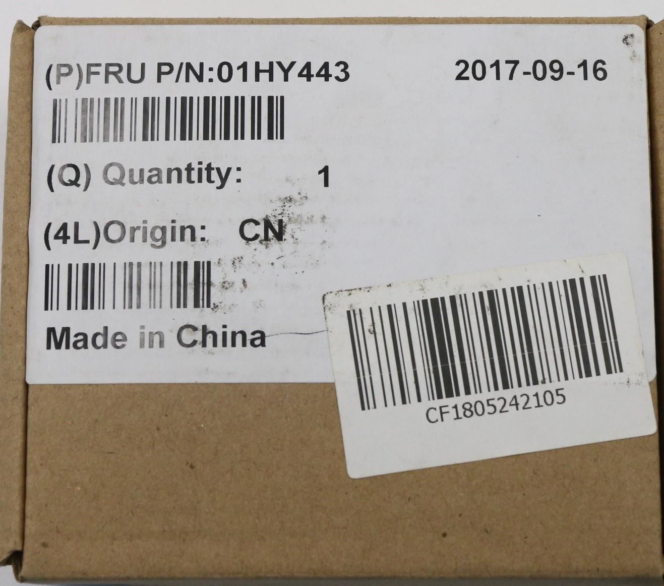 Lenovo LABEL FRU Label Kit,Black 01HY443