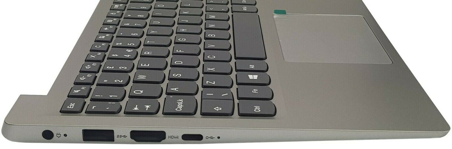 Lenovo IdeaPad S130-11IGM Keyboard Palmrest Top Cover UK Silver 5CB0R61527