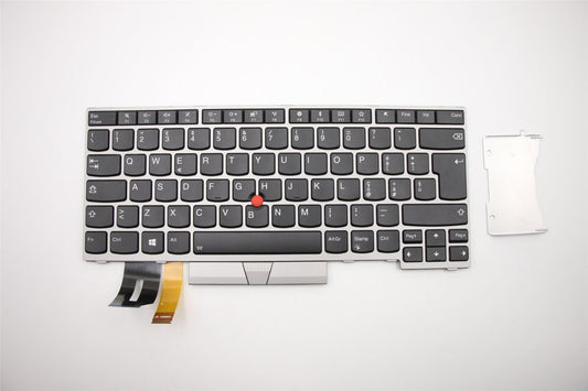 Lenovo ThinkPad T480s L380 L390 E480 E490 Keyboard Italian Silver 01YN437