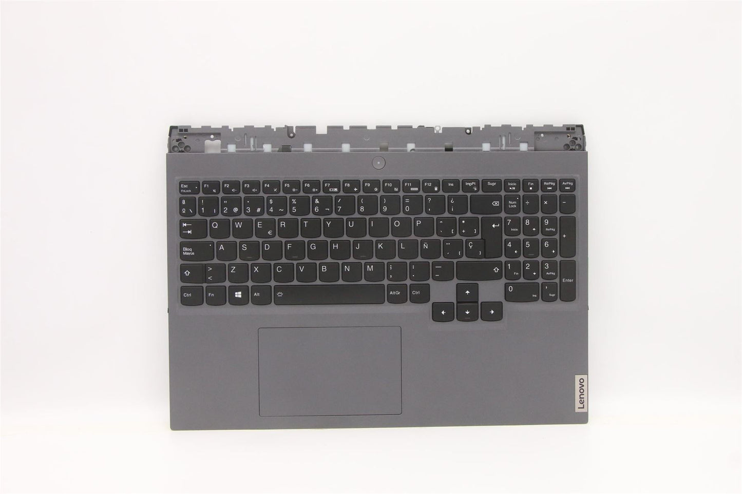 Lenovo 5 16ITH6H Palmrest Cover Touchpad Keyboard Spanish Storm Grey 5CB1D05252