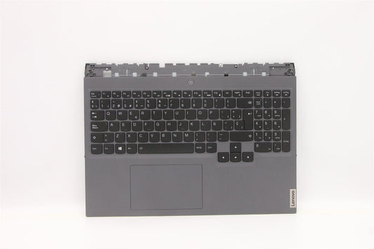 Lenovo 5 16ITH6H Palmrest Cover Touchpad Keyboard Spanish Storm Grey 5CB1D05252