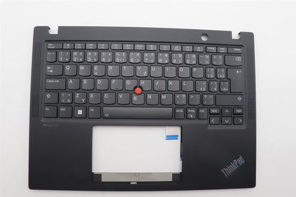 Lenovo ThinkPad X13 Gen 4 Keyboard Palmrest Top Cover Black Backlit 5M11H94372