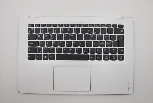 Lenovo Yoga 510-14ISK Keyboard Palmrest Top Cover Nordic White 5CB0L67198