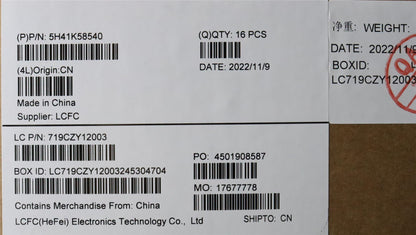 Ventilateur de refroidissement du dissipateur thermique Lenovo Legion 5 15IAH7 5H41K58541