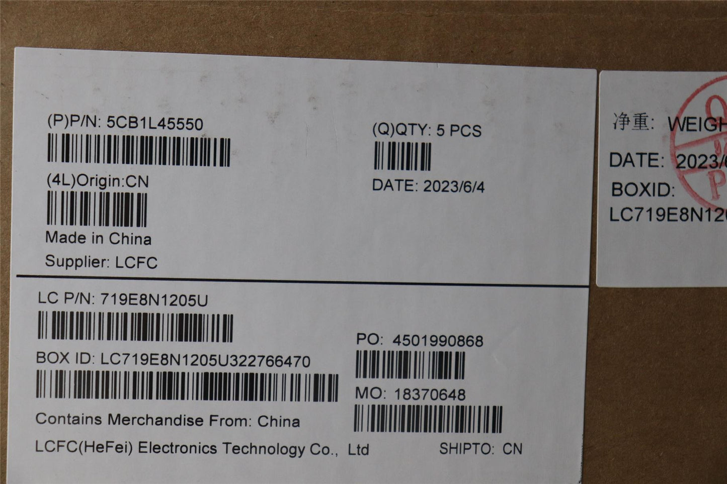 Lenovo Upper Case ASM_NORDIC L82X7 AB NBL 5CB1L45550