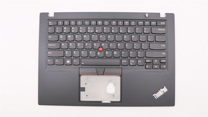 Lenovo ThinkPad T490s Keyboard Palmrest Top Cover US International Black 02HM210