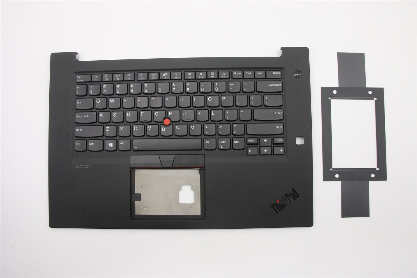 Lenovo Extreme P1 2 X1 2nd Keyboard Palmrest Top Cover US Black 5M10W78861