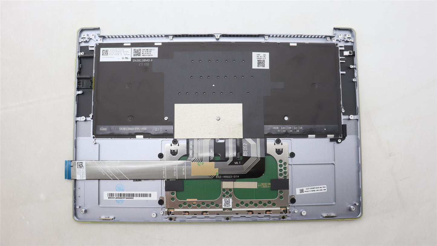 Lenovo Yoga 7 14APU8 Palmrest Cover Touchpad Keyboard French 5CB1L80533