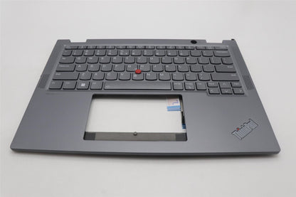 Lenovo Yoga X13 Gen 4 Palmrest Cover Keyboard US Europe Grey 5M11L64666
