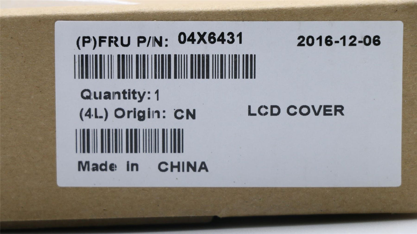 Lenovo ThinkPad T540p W540 W541 LCD Cover Rear Back Housing Black 04X6431